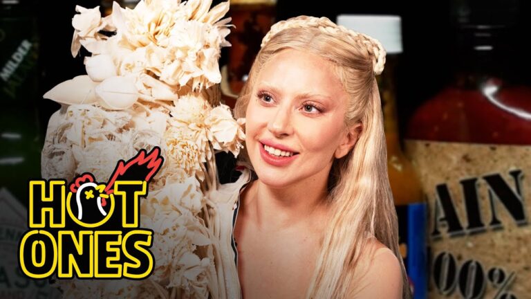 Lady Gaga Tries to Keep a Poker Face While Eating Spicy Wings | Hot Ones