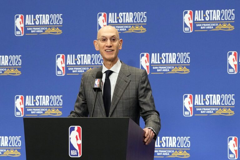 Adam Silver talks NBA trade deadline, says he’s ’empathetic’ for Mavs fans over Luka Dončić loss