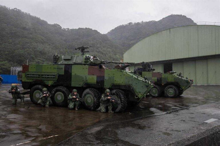 Taiwan’s 2nd Mechanized Infantry Battalion Conducts Port Defense Drills Amid Rising Tensions with China