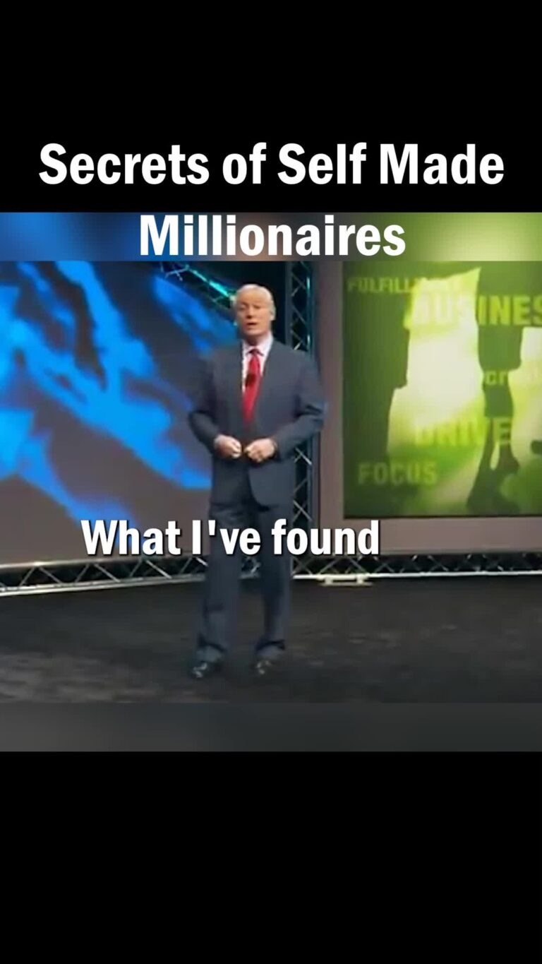 @wealth.motivated Brian Tracy – Secrets of Self Made Millionaires #selfmademilli…