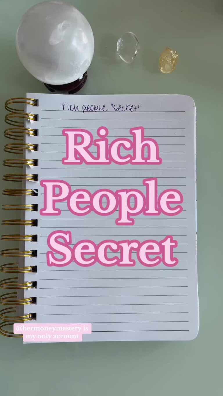 @hermoneymastery The rich people “secret” is that you have to get to a point whe…